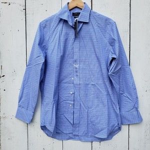 Polo Ralph Lauren Men’s Sz 15.5, 32/33 Long Sleeve Dress Shirt Blue Striped